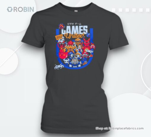 Games United Favorite Video Games Vintage Unisex Shirt