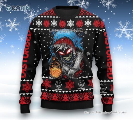 Get Down With The Xmas Disturbed Ugly Christmas Sweater and Sweatshirt