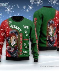 Golden Retriever A Mery Christmas Ugly Christmas Sweatshirt, Sweater