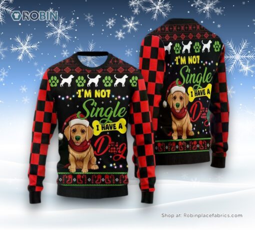 Golden Retriever Dog Ugly Christmas Sweatshirt, Sweater, Christmas Gift For Dog Love