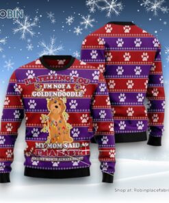 Goldendoodle Baby Christmas Ugly Christmas Sweater