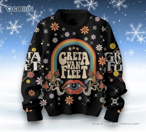 Greta Van Fleet Member Of The Peaceful Army Ugly Sweater and Sweatshirt