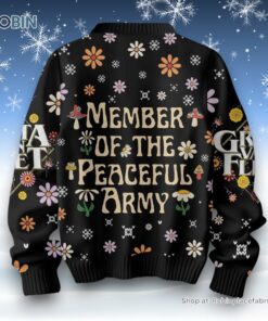 Greta Van Fleet Member Of The Peaceful Army Ugly Sweater and Sweatshirt