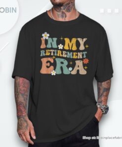 Groovy Retro In My Retiret Era Retired 2025 Shirt