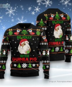 Guinea Pig Be Jolly Ugly Christmas Sweatshirt, Sweater
