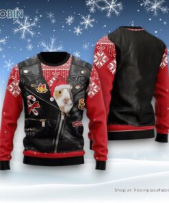 Guinea Pig Cute Face Ugly Christmas Sweater For Men And Women, Farm Ugly Sweater