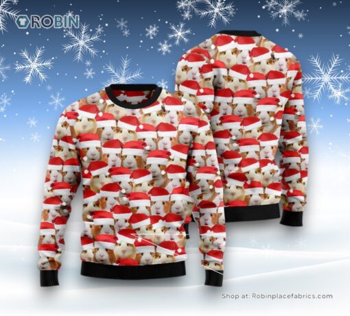 Guinea Pig Group Awesome Ugly Christmas Sweater