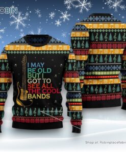 Guitar Old Vintage Ugly Christmas Sweatshirt, Sweater
