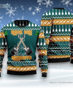 Guitar Rock The Holiday Ugly Christmas Sweatshirt, Sweater