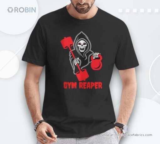 Gym Reaper Halloween Workout Shirt