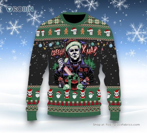 Have A Creepy X Mas Custom Ugly Sweater and Sweatshirt