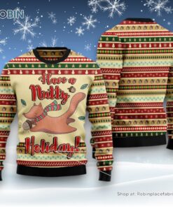 Have A Nutty Holiday Ugly Christmas Sweater