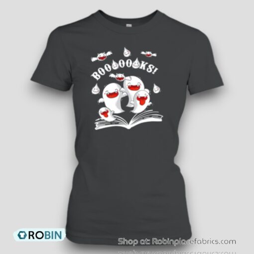 Halloween Booooks Cute Ghosts Unisex Shirt