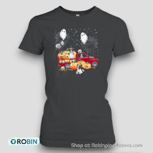 Halloween Pumpkin Car Unisex Shirt