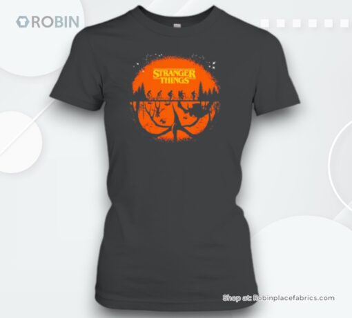 Halloween Silhouettes Stranger Things Unisex Shirt