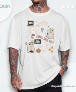 Halloween Ultrasound Tech Boo Spooky Sono Tech Sonographer Shirt