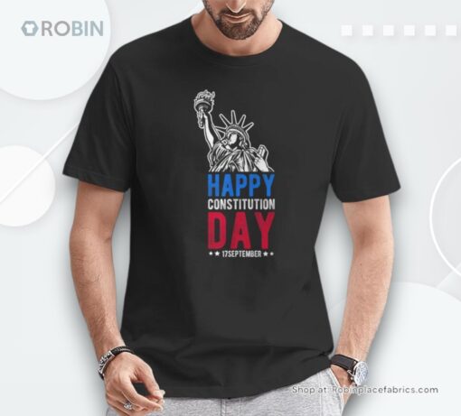 Happy Constitution Day 17September Constitution Day Us Flag Shirt