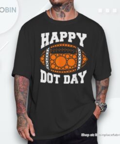 Happy Dot Day Football Player Coaches Boys Kid Shirt
