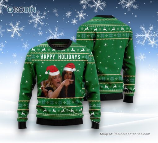 Happy Holiday Ugly Christmas Sweatshirt, Sweater