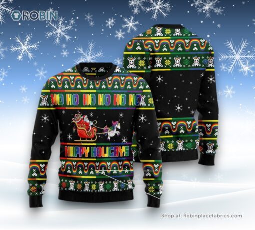 Happy Holigays Ugly Christmas Sweatshirt, Sweater
