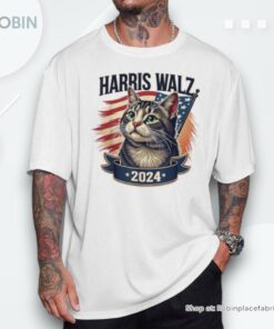 Harris Walz 2024 Cat Kamala Harris Tim Walz Waltz Shirt