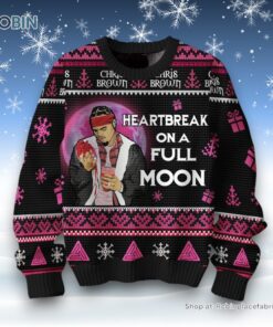 Heartbreak On A Full Moon Chris Brown Ugly Sweater and Sweatshirt