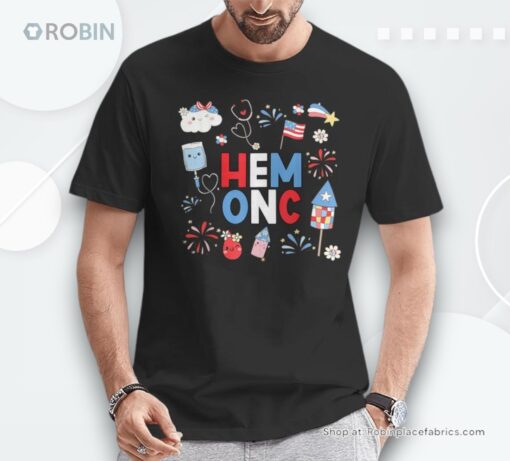 Hematology Oncology Nurse Peds Hem Onc Nurse 4Th Of July Shirt