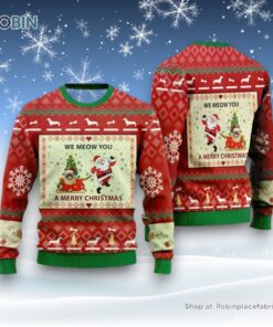 Himalayan Cat Ugly Christmas Sweatshirt, Sweaters For Men Women, Christmas Gift For Pet, Cat Sweater, Christmas Gift