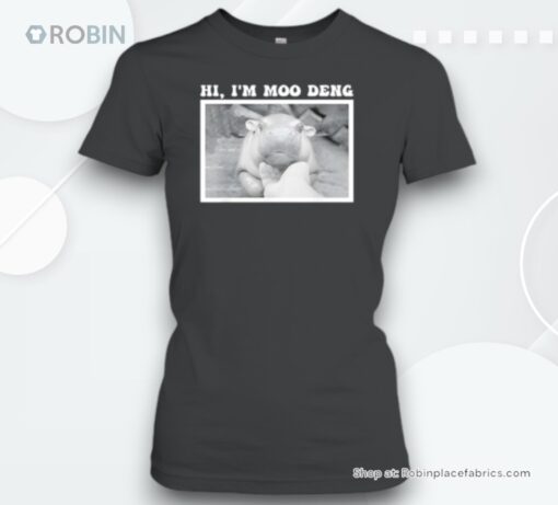 Hippo Hi I’m Moo Deng Unisex Shirt