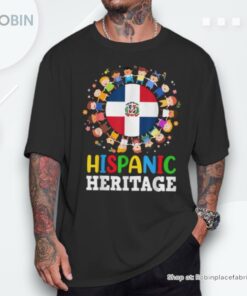 Hispanic Heritage Dominican Republic Flag Dominican Boy Girl Shirt
