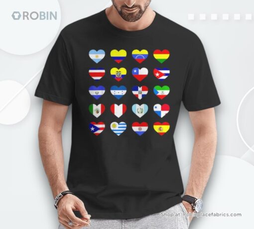Hispanic Heritage Month Spanish Speaking Countries Shirt