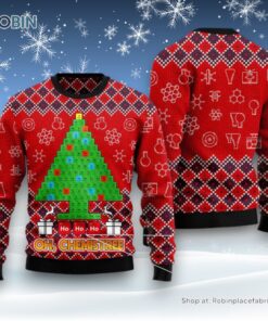 Ho Ho Ho Oh Chemistree Ugly Christmas Sweatshirt, Sweater