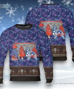 Hockey Christmas Trees Ugly Christmas Sweatshirt, Sweater For Men And Women, Christmas Gift