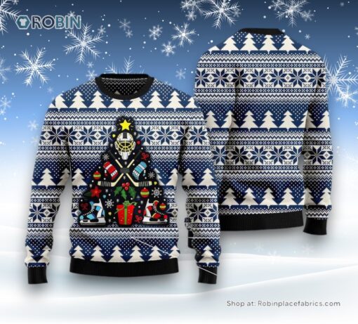Hockey Ugly Christmas Sweatshirt, Sweater