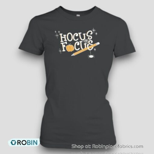 Hocus Focus Pumpkin Pencil Unisex Shirt