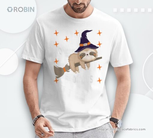 Hocus Slowcus Cute Sloth Halloween 2021 Costume Shirt