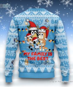 Hooray It’s Christmas Bluey Ugly Sweater and Sweatshirt