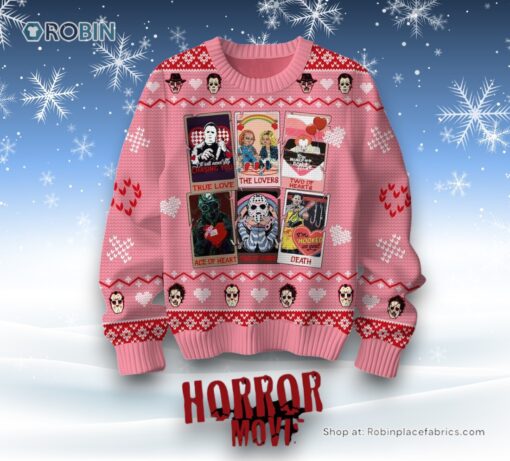 Horror Movies Valentine Sweater and Sweatshirt