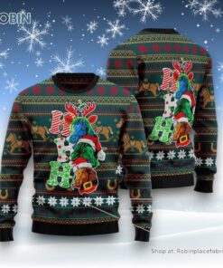 Horse Ho Ho Ho Ugly Christmas Sweater