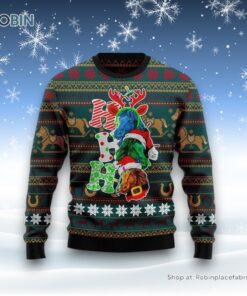 Horse Ho Ho Ho Ugly Christmas Sweater For Men And Women, Farm Ugly Sweater
