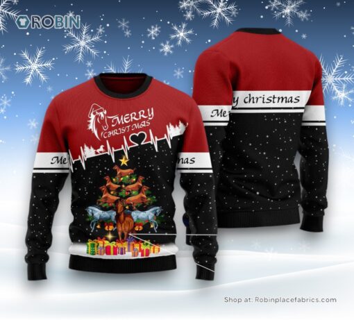 Horse Merry Christmas Ugly Christmas Sweater