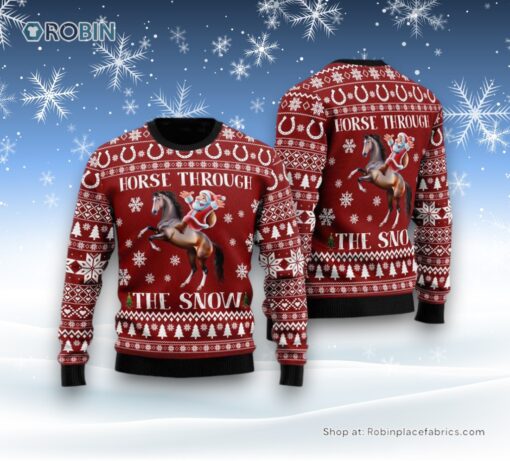 Horse Ugly Christmas Sweater For Men And Women, Farm Ugly Sweater