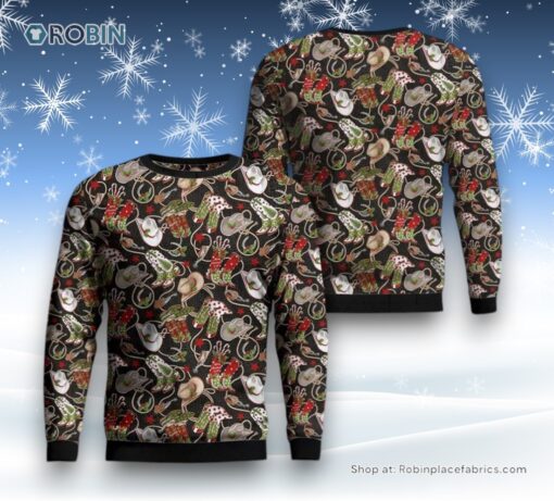 Howdy Christmas Boots and Hats Ugly Christmas Sweater For Men And Women, Christmas Gift