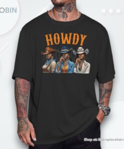 Howdy Western Rodeo Melanin Black Cowgirl African American Shirt