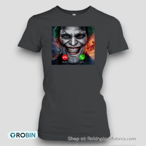 Humor Horror Incoming Call From Evil Jonkler Halloween Unisex Shirt