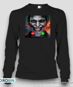 Humor Horror Incoming Call From Evil Jonkler Halloween Unisex Shirt