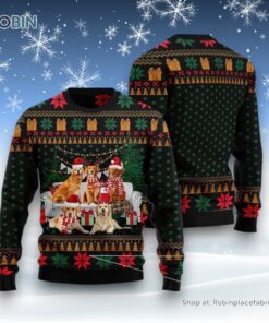 I Am Ready For Christmas Golden Retriever Ugly Christmas Sweater I Am Ready For Christmas Golden Retriever Ugly Christmas Sweater