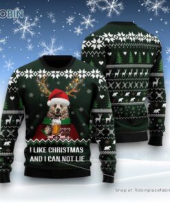 I Like Christmas And I Can Not Lie Ugly Christmas Sweatshirt, Sweater