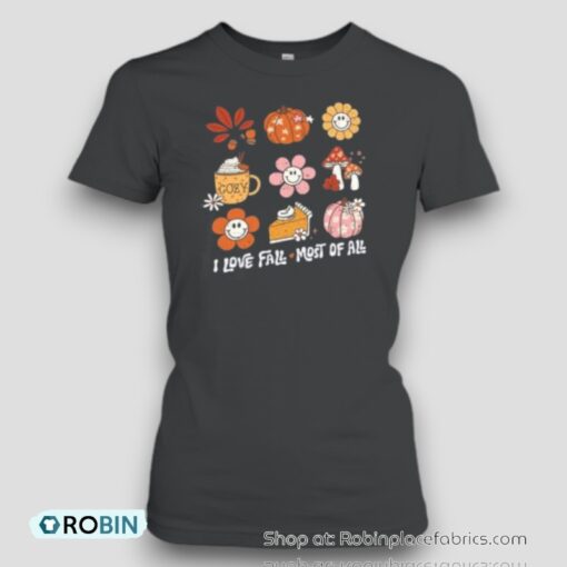 I Love Fall Most Of All Teacher Unisex Shirt