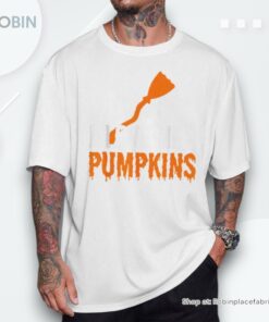 I Love His Broomstick I Love Her Pumpkins Halloween Couples Shirt